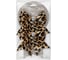 Банты тканевые B&H "Animal print - 2", коричневый, 2 шт. BH1852 1