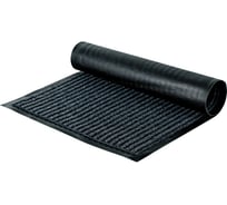 Влаговпитывающий ворсовый ребристый коврик OfficeClean 40х60 см, серый 285747