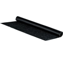 Влаговпитывающий ворсовый ребристый коврик OfficeClean 90х120 см, черный 285744