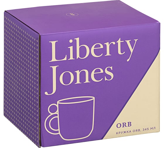 Кружка Liberty Jones Orb 345 мл, янтарная/зеленая LJ0000332