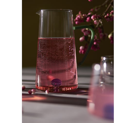 Кувшин Liberty Jones Orb, 1,25 л, зеленый/фиолетовый LJ0000335