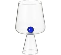 Бокал для вина Liberty Jones Orb, 400 мл, прозрачный/синий LJ0000340