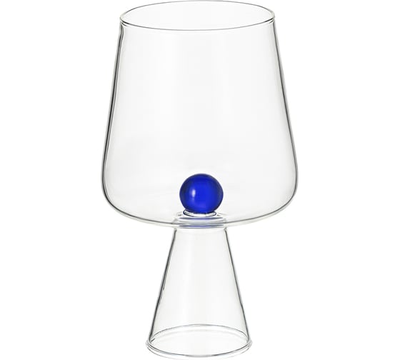 Бокал для вина Liberty Jones Orb, 400 мл, прозрачный/синий LJ0000340