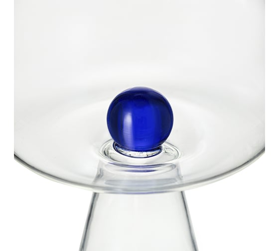 Бокал для вина Liberty Jones Orb, 400 мл, прозрачный/синий LJ0000340