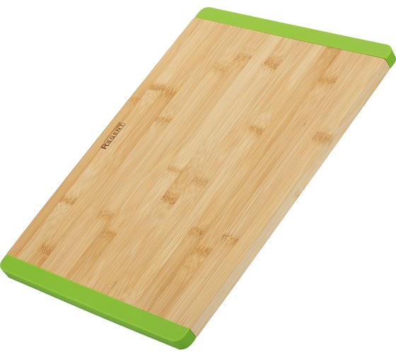 Разделочная доска Regent inox с силиконовыми вставками, 39x28x1,5 см, Linea Bamboo 93-BM-4-01.3