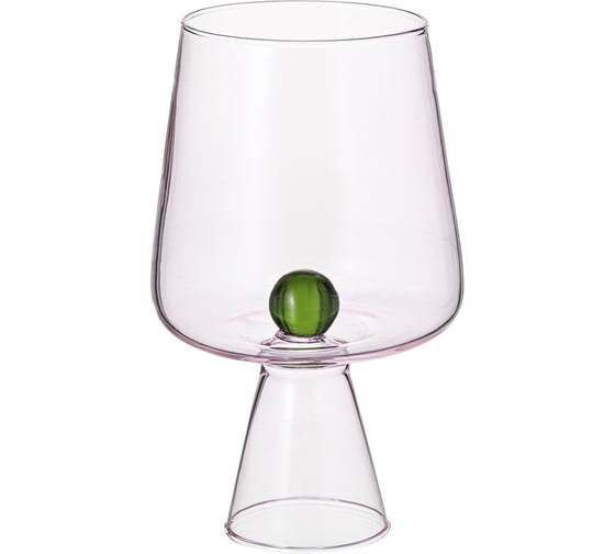 Бокал для вина Liberty Jones Orb, 400 мл, розовый/зеленый LJ0000339 1