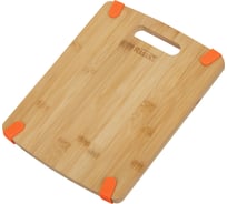 Разделочная доска Regent inox с силиконовыми вставками, 28x22x1,5 см, Linea Bamboo 93-BM-4-02.1