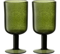 Набор бокалов для вина Liberty Jones Flowi, 410 мл, темно-зеленые, 2 шт. LJ0000400