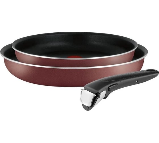Набор посуды TEFAL Ingenio Red 04175810 3 предмета (9100024804) 1034230 1