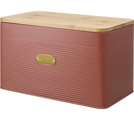 Хлебница Smart Solutions Irmel 33,7x18x22 см, терракота SS0000174