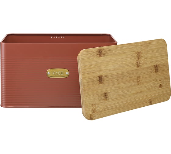 Хлебница Smart Solutions Irmel 33,7x18x22 см, терракота SS0000174