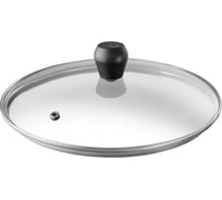 Сковорода TEFAL Easy Plus 04237926 круглая 26 см, покрытие Titanium, ручка несъемная, (с крышкой) черный 9100 2023815