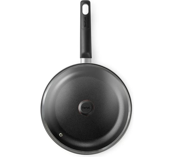 Сковорода TEFAL Easy Plus 04237926 круглая 26 см, покрытие Titanium, ручка несъемная, (с крышкой) черный 9100 2023815