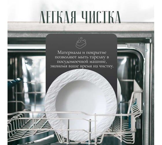 Тарелка Homium Best, диаметр 20 см, белый platebest04white