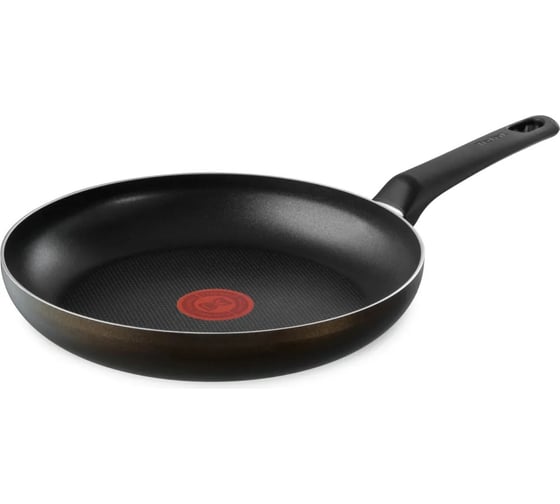Сковорода TEFAL Easy Plus 04237128 круглая 28 см, покрытие Titanium, ручка несъемная, (без крышки) черный 910 2023800