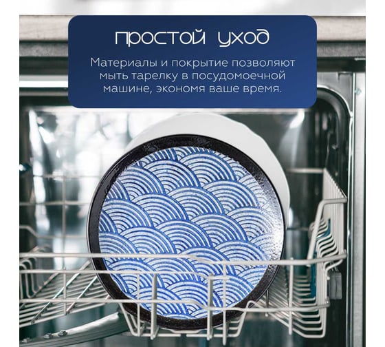 Тарелка Homium Japanese Collection, Top, D20, синий top05