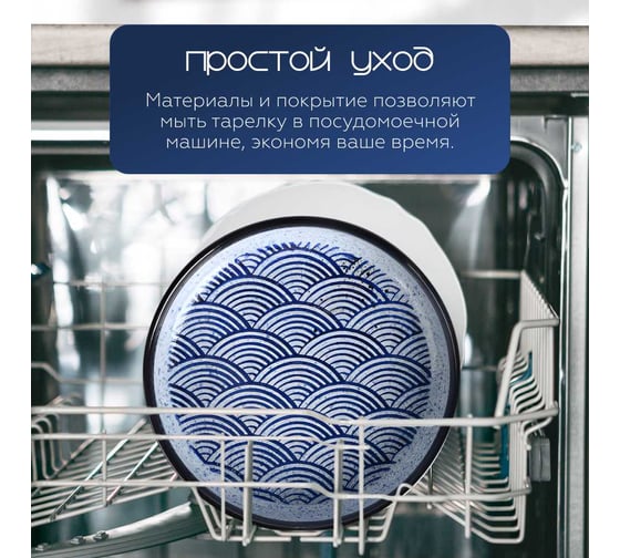 Тарелка Homium Japanese Collection, Top, D20, синий top07