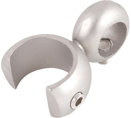 Кронштейн-дополнение металлический ООО АС Март для 3-й трубы D16, сатин 4812634014959