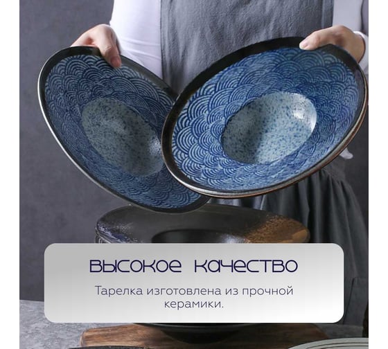 Тарелка Homium Japanese Collection, Top, D26, синий top03