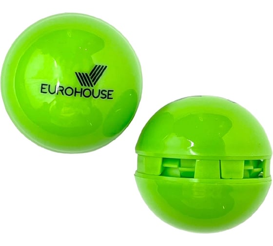 Шарики для обуви EUROHOUSE 2 шт, Д 4 см, древесный уголь 16286