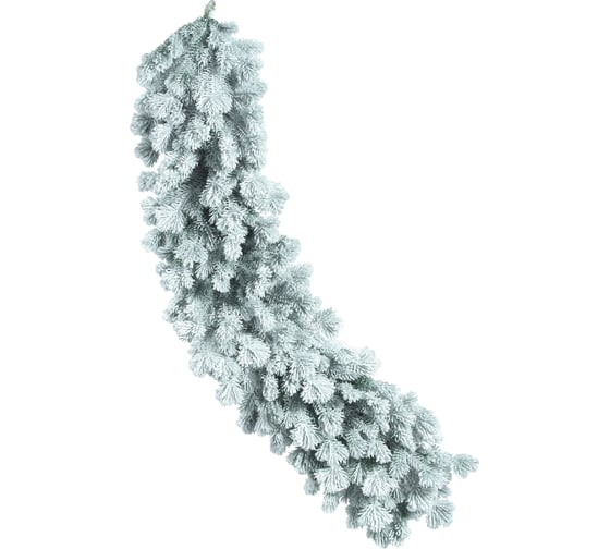 Гирлянда хвойная Crystal Trees МЕТЕЛИЦА в снегу, h100 см KPgS-10100