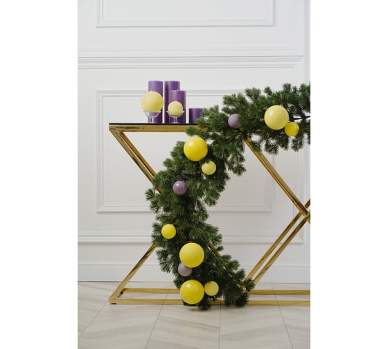 Гирлянда хвойная Crystal Trees МЕТЕЛИЦА h100 см KPg-10100