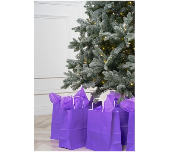 Ель искусственная Crystal Trees МОНСЕРРАТ в снегу, с вплетенной гирляндой, 270 см KP62270SL