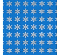 Скатерть VILINA 010-2 полиэтилен Праздник синяя 110x132 см снежинки серебряные 7251-SK-04PO-C-SI-010-2