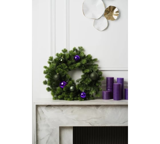 Венок Crystal Trees МЕТЕЛИЦА d60 см KPv-10060