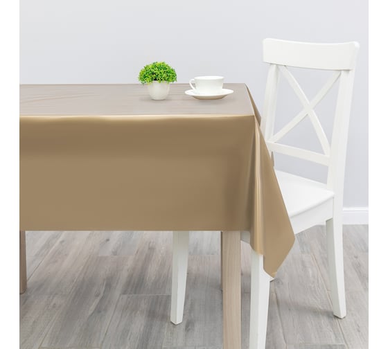 Скатерть VILINA полиэтилен Фиеста 140x180 см золотая 7255-SK-04PO-GO-000