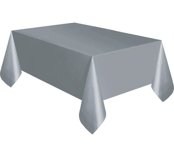 Скатерть VILINA полиэтилен Фиеста 140x180 см серебряная 7255-SK-04PO-SI-000