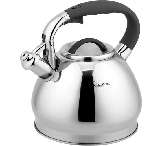 Чайник Rainstahl RS\WK 7625-30 (х12) металлический, со свистком, 3 л 7625-30RS\WK