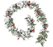 Венок декоративный B&H "Снежное Рождество" BH1972