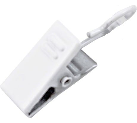 Металлический зажим ООО АС Март белый, 10 шт. 4812634089421
