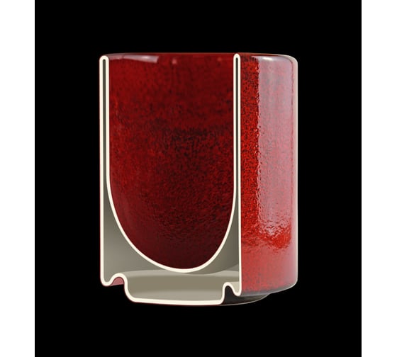 Чашка Rise SUN red 350 мл RISE-350-RD