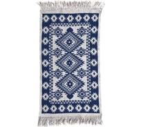 Коврик L'CADESI Kilim Usak из хлопка 50x80 синий 446 NK44628