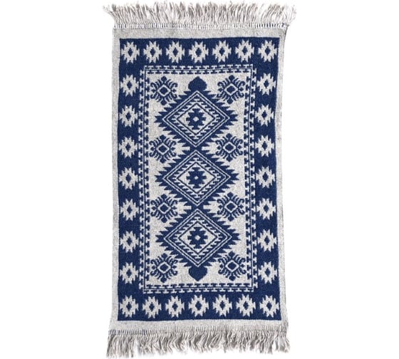 Коврик L'CADESI Kilim Usak из хлопка 50x80 синий 446 NK44628