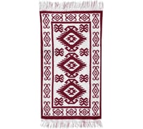 Коврик L'CADESI Kilim Usak из хлопка 50x80 вишневый 448 NK44858