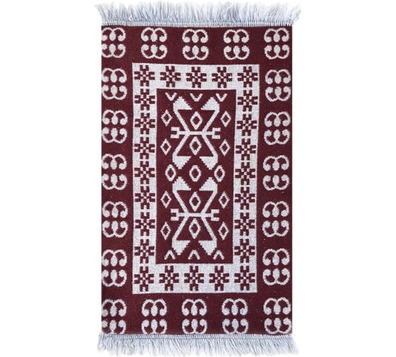 Коврик L'CADESI Kilim Usak из хлопка 50x80 вишневый 449 NK44958