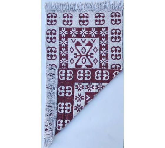 Коврик L'CADESI Kilim Usak из хлопка 50x80 вишневый 449 NK44958
