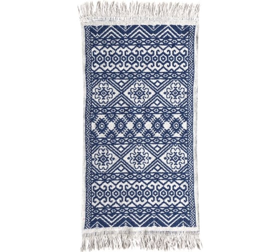 Коврик L'CADESI Kilim Usak из хлопка 60х90 синий 444 NK44429 1