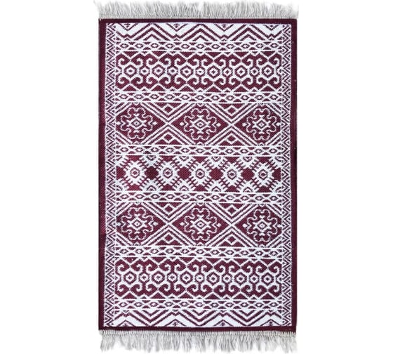 Коврик L'CADESI Kilim Usak из хлопка 60х90 вишневый 444 NK44459 1