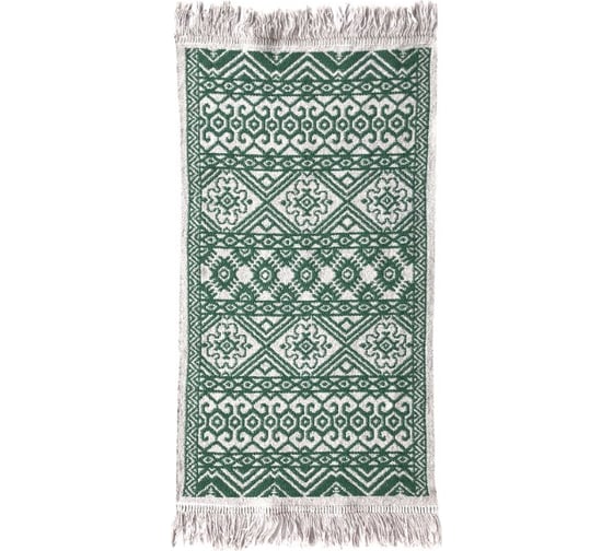 Коврик L'CADESI Kilim Usak из хлопка 50х80 зеленый 444 NK44418