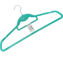 Вешалка с велюровым покрытием EUROHOUSE зеленая 13473