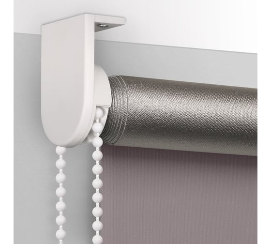 Рулонная штора PRAKTO Blackout Silver 50х160 см, серый 7792065