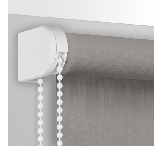 Рулонная штора PRAKTO Shantung 120х160 см, серый 7792560