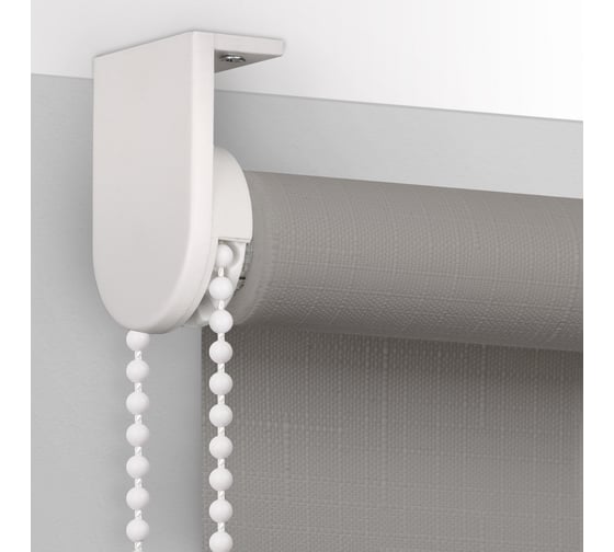 Рулонная штора PRAKTO Shantung 120х160 см, серый 7792560