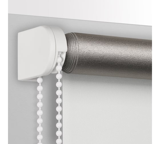 Рулонная штора PRAKTO Blackout Silver 100х160 см, белый 7794465