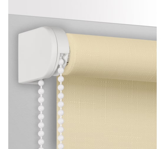 Рулонная штора PRAKTO Shantung 100х160 см, песочный 7792409