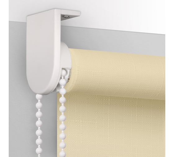 Рулонная штора PRAKTO Shantung 100х160 см, песочный 7792409